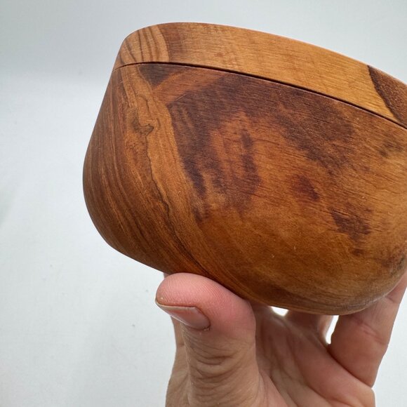 Olive wood Salt and Pepper Cellar Box kitchen must have natural - Picture 2 of 11